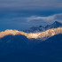 Belle lumière sur Belledonne depuis Grenoble