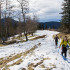 Ambiance printanière pour un départ tardif du col de Mouilles