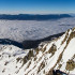 Belle mer de nuage au sommet de la Jasse